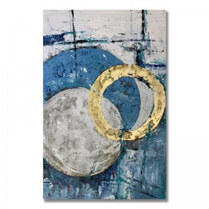 Designnou 100% mână pictat pânză de artă imagine pentru decorarea camerei abstract ulei de vintage pictura