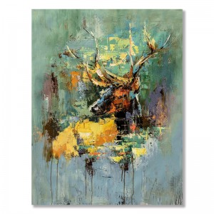 Pictură de mână 100% Rezumat Canvas de perete Imagine de artă de artă CUDRO Abstracto