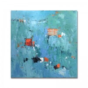 Mâna pictată petrol pictura pătrat canvas abstract desen acasă decorațiuni pentru camera de zi Art Alte picturi CUADRO